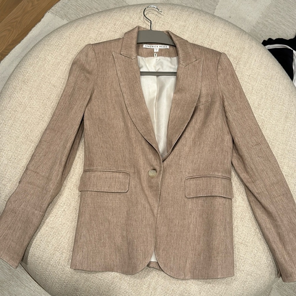 Veronica Beard Cream Blazer